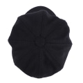 Miniatyrbillede 4 af 5: Baker Boy Cap Hat til kvinder Pige Berets Franske Bønner Cap Hats 8-panel Varm Uld Newsboy Cap Black