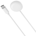 Miniatyrbillede 9 af 11: Oplader Power Durable Velegnet til Pixel Watch 2 Magnetisk USB Hurtigopladningskabel Dock Bracket Smartwatch Station - White USB Port