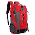 Miniatyrbild 2 av 5: 40L Stor Vattentät Ryggsäck Camping Vandring Promenader Utomhus Resa Ryggsäck Red
