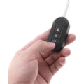 Miniatyrbillede 1 af 4: 3 knaps fjernbetjening nøgle fob sag reparationssæt (1 stk, sort)
