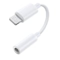 Miniatyrbild 2 av 3: Lightning till 3,5 mm hörlursuttag Adapter, Adapter iPhone Hörlurar, med iPhone 14 13 12 11 XR XS Max X 8 7 6 Stödjer alla iOS