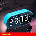 Miniatyrbild 1 av 4: Liten väckarklockradio för sovrum med , alarm, USB-laddare, batteribackup, naptimer, FM-radio med automatisk avstängningstimer för sängen (hy)