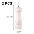Pikkukuva 2 / 5: Laadukas tamminen suola- ja pippurimylly, säädettävä karkeus ja uudelleentäytettävä Off-white * pink (color box)