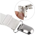 Miniatyrbilde 3 av 5: 12 deler metall smokk klips, smokkholder smokk klips 20 mm