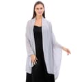 Miniatyrbillede 1 af 10: Aftenkjoler Sjal Dame Cape Wraps SORT SORT Sort Sort Black Black