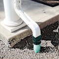 Pikkukuva 4 / 5: Ruuveilla varustettu syöksytorven adapteri sadevesikouru PVC-viemäriputken liitos 3 tai 4 Green 4x3inch