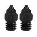 Miniatyrbillede 1 af 11: Hærdet stål 0,2 0,4 0,6 0,8 3D-printerdyse til Ender3 5Pro/ Ender3V2/CR6SE/CR10 Printdyser 2STK 0.8mm