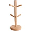Koppholder i tre, rommer 6 kopper, Koppstativ Koppstativ, Høyde: Ca. 31 cm