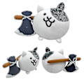 Pikkukuva 1 / 3: 2023 22cm The Battle Cats Pehmolelut - Ihastuttavat Pehmeät Täytetyt Piirroskissanuket Lapselle Syntymäpäivä- ja Joululahjaksi