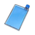 Pikkukuva 2 / 5: A5 A6 Paper Cup Botlte Flat Water Bottle Bpa Free Clear Book Portable Paper Pad Water Bottle Flat Drinks Kettle Notebook Bottle GREEN A5*420ML