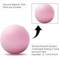 Miniatyrbild 2 av 7: Massage Hockey Ball för myofascial avslappning, fötter, rygg, triggerpunktsmassageboll, muskelknutor, yoga Pink