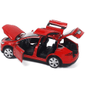Miniatyrbild 3 av 3: 1:32 Tesla Model Xs legering bilmodell - white