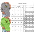 Dame Jule Grinch Sweatshirt Langærmet Bluse Pullover grå W grå XL grey XL