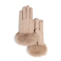 Miniatyrbilde 1 av 5: Vinterhansker for kvinner, berøringsskjerm kasjmir snøhansker vintervarme sykkelhansker termiske hansker for kvinner Camel