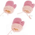 Miniatyrbillede 7 af 7: Toddler Magic Stretch Mittens Tykke Plysforet, Vinter Baby Drenge Piger Strikkede Handsker Varme Fluffy Fuld Finger Handsker Koldt Vejr Ski Handsker
