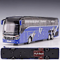 Miniatyrbillede 3 af 5: 1/50 Setra Luksus Bus Legetøjsbil Diecast Miniature Model Tilbage Træk Lyd & Lys Lærings Samling Gave Til Dreng Børn Double-decker Bus4