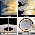 Miniatyrbilde 4 av 5: Fjær bordlampe, fjær LED nattlampe med fjernkontroll for soverom bryllup gray