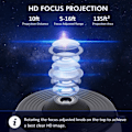 Miniatyrbillede 3 af 5: Ny 13 i 1 Planetarium Galaxy Stjerneprojektor Nattelys HD Stjerne Aurora Projektorlampe til Børns Soveværelse Hjemmefest Dekoration