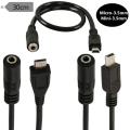 Miniatyrbild 2 av 5: Adapter för micro USB till 3,5 mm jack för hörlurar hörlurskabel 2(Mini 5P)