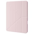 Miniatyrbild 3 av 5: Fodral till iPad Pro 13 (2024) Origami Ställ Läder Tabletskydd med Auto Wake / Sleep - Rosa Multicolor Pink