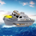 Miniatyrbillede 2 af 5: Pool Warship Legetøj Båd Badelegetøj - Børns Legetøj Bådkrigsskib Krydstogt Legetøj I Badekar, Gave Til Børn Pool Legetøj (grå)