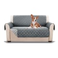 Miniatyrbild 1 av 5: Husdjurssoffa 1/2/3 Sitser Överdrag Quiltad Överkast Tvättbart Överdragsskydd 3 Seater Grey
