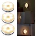 Miniatyrbillede 1 af 3: 3 stk. Bevægelsessensorlys, skabslys, LED natlys, trådløs LED