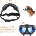 Miniatyrbilde 2 av 5: Hunde Goggles Øyebeskyttelse Hundesolbriller Anti-uv Goggles Vindtette Valpegoggles Med Justerbare Fleksible Stropper For Små/Mellomstore Hunder (blå)