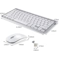 Miniatyrbild 4 av 5: Trådlöst tangentbord och mus för Apple Imac Windows eller Android