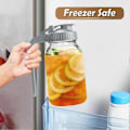 Miniatyrbild 3 av 5: 2-pack 946 ml Glaskanna med Lock - Gräddkanna för Solte, Juice, Kallbryggt Kaffe, Förvaringsbehållare för Bröstmjölk