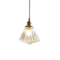Miniatyrbillede 1 af 5: 18cm Messing Glas Lysekrone Led 5w Transparent Farve