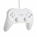 Miniatyrbillede 1 af 3: 2023 Pro Gamepad til Nintendo Wii Anden Generation Klassisk Kablet Spil Hvid