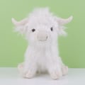 Pikkukuva 1 / 4: Highland Cow Skotlannin Highland -karjan pehmolelut White
