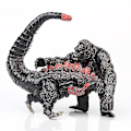 Miniatyrbillede 4 af 4: 8 Godzilla vs. King Kong legetøjsmodeller, King of Monsters legetøj, bevægelig dukke modellegetøj, drengelegetøj