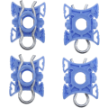 Miniatyrbild 1 av 5: 3509416 Fönsterhiss Regulator Guide Slider Clips Glidande Pivot Jaw Block Auto Reservdelar För 740 940 960 S80 Xc70 Xc90 V70 S60(blå)(4st)