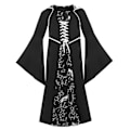 Miniatyrbilde 2 av 5: Jentekostyme for barn, Vampyrkostyme for Halloween, Hexe-kostyme, hvitt, 130 cm white 130cm