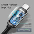 Miniatyrbild 5 av 11: BASEUS Display Snabbladdnings USB-C till USB-C 100W 2m svart