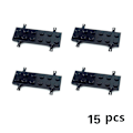 Pikkukuva 1 / 4: 48 kpl Moc Tiilet Kaupunki Pyöräsarja Tekniset Osat Luovat Rakennuspalikat Auto Kuorma-auto Ajoneuvon Pyörät Rengas Akseli Tarvikkeet Lelut Lapsille 15 pcs