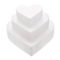 Miniatyrbild 1 av 3: 1 st Bröllopstårta Stativ Styrofoam Dummy Dummy Tårta Övning Hjärta Styrofoam Tårta Guld Tårta Stativ Skum Tårtformar