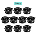 Miniatyrbillede 1 af 5: 10 stk. Surfboard Leash Plug SUP Board Surfing Leash Plugs Surfing Board Cup med rustfri pin black