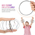 Miniatyrbillede 3 af 5: Flow Rings Legetøj 3d Arm Spring Magic Flow Ring Rustfrit Stål