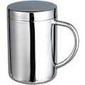 Miniatyrbild 7 av 8: 13,5oz/400ml Camping Mug Kaffe Mugg Kopp Dubbelväggig Rostfritt Stål Drickmugg med Lock för Hemma Kontor Camping Picknick