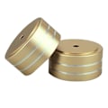 Miniatyrbillede 3 af 5: 4 stk. 40x20mm aluminium Hifi forstærker højttaler isoleringsstativ pladespiller Dac fødder pad (guld)