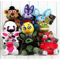 Miniatyrbillede 2 af 3: Fnaf Plushies - Alle karakterer (7\") - -- Five Nights Freddy's Plush: Chica, Springtrap, Bonnie, Marionette, Foxy Plush - Freddy Plush-fnaf Plush-børns