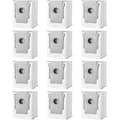 Pakke med 12 kompatible erstatningsposer for iRobot i7 i7+ / i7 Plus E5 E6 E7 S9, støvsugertilbehør for Roomba i7