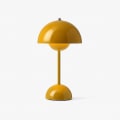 Miniatyrbilde 1 av 5: Nordisk sopp nattlys LED blomsterknopp bordlampe USB nattbord bryllupsrom skrivebord enkel dekorasjon Yellow USB Rechargeable