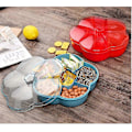 Miniatyrbilde 4 av 5: Snacks / Godteri / Nøtter Snacks Oppbevaringsboks Med Lokk, Matboks, Fruktboks, Tørket Fruktbeholder, farge: Rosa