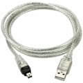 Miniatyrbillede 1 af 5: USB-han til Firewire IEEE 1394 4-polet han iLink-adapterkabel til Sony DCR-TRV75E DV
