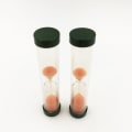 Miniatyrbillede 3 af 4: 45 sekunders mini sandtimer ur glas timeglas hjem indretning gave