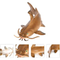 Miniatyrbilde 2 av 5: Falsk Steinbit Modell Falsk Fisk: Fiskeleketøy Fotorekvisitt Kaffe Kunstig Steinbit Figurer Barn Fiskeleksett For Hjem Kjøkken Dekorasjon